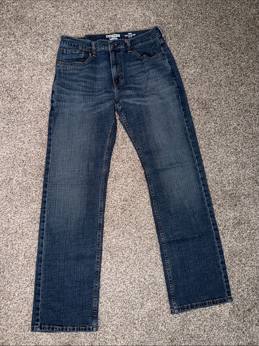 Levi's Men's Medium Blue Straight-Leg Jeans